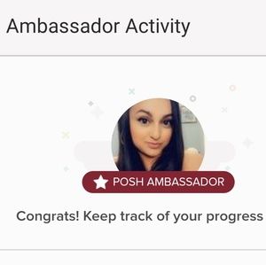 I am now a poshmark embassador!!!! 😁